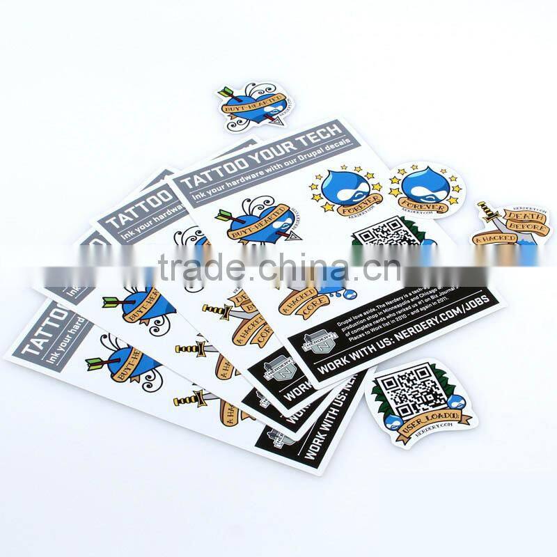 Quality Authentic Full Colors custom lighter stickers and vinyl pvc die cutting sticker printing,custom woven labels ---DH20231