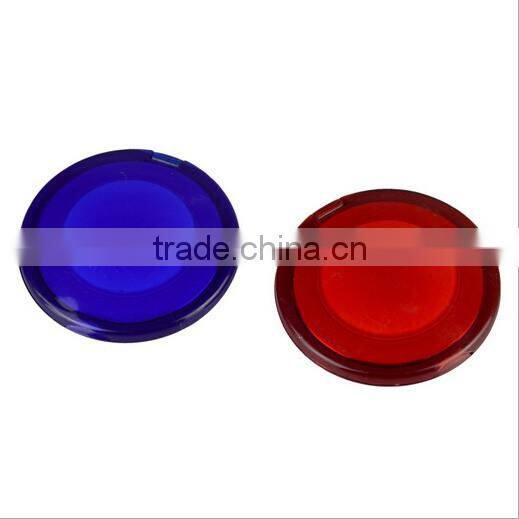 Mixed colors round shape plastic personallized folding pocket mirror