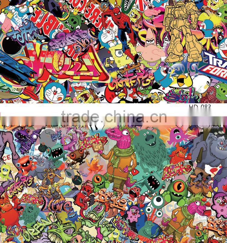 HD-084 CARLIKE High Quality Lovely Graffiti Sticker Bomb