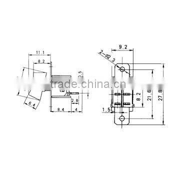 3a 125vac spring return toggle switch for lamp