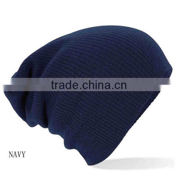 Men's Women's Knit Baggy Beanie Oversize Winter Hat Ski Slouchy Chic Cap Skull