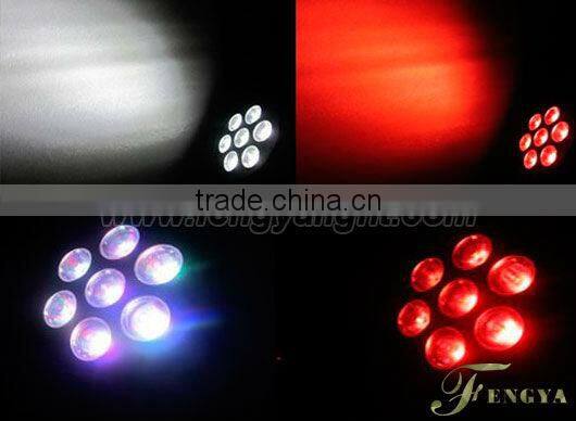 7pcs 18W RGBWA+uv moving head washer mini / led moving head wash