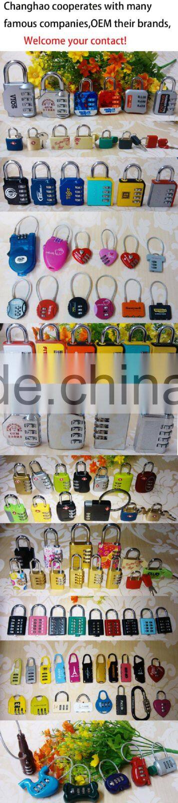 security product zinc alloy travel combination mini safe lock