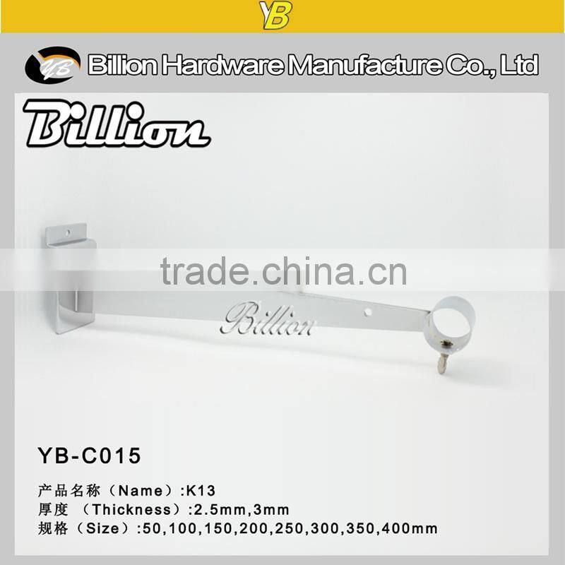 metal display bracket hanging hook bracket glass holder slatwall hanging accessories.