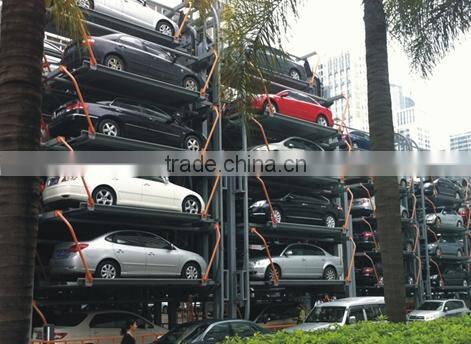 6 level rotary car parking lifts system