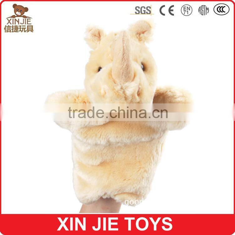 duck hand puppet customize plush duck hand puppet EN71 standard hand puppet