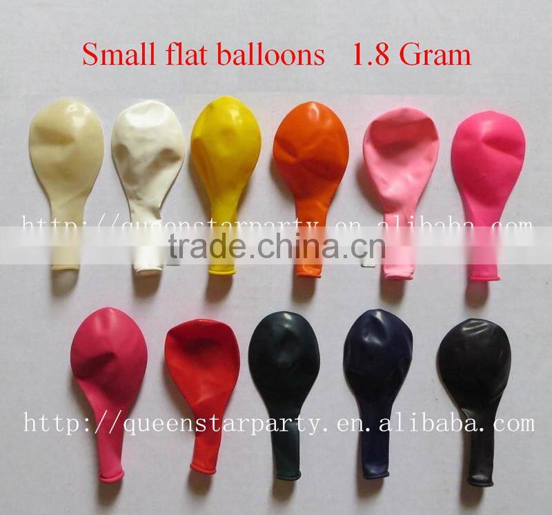 Latex helium balloon Small flat balloons standard / pastel color pink