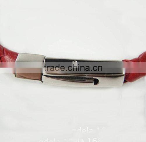 Wholesale New Arrival Stainless Steel Hexagon Cylinder Shape Bayonet Clasp For Leather Cord BC-S001A