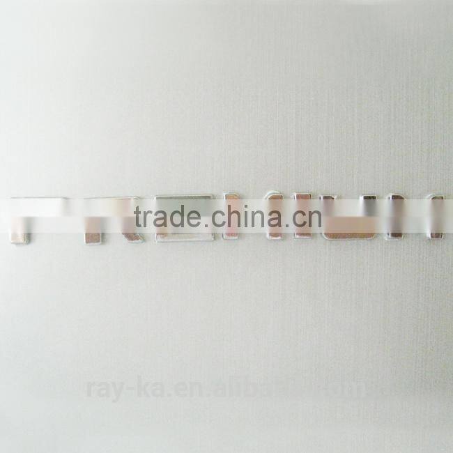 plastic embossed logo