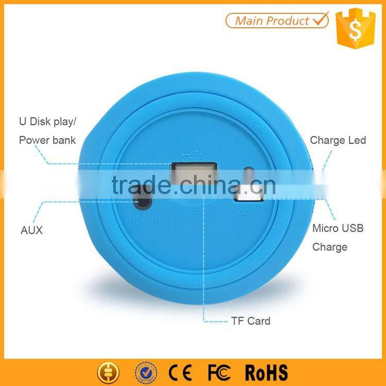 360 stereo sound 2000mah bluetooth speaker support TF card