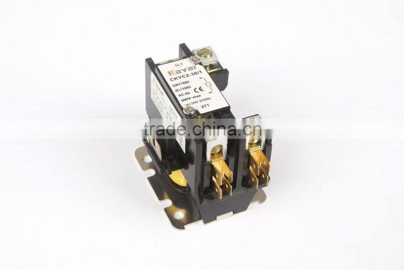 Quality Assurance Screw and Double 1/4 Q.C. air conditionion ac contactor