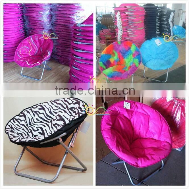 Big size folding moon chair for adult,folding camping chair wholesale