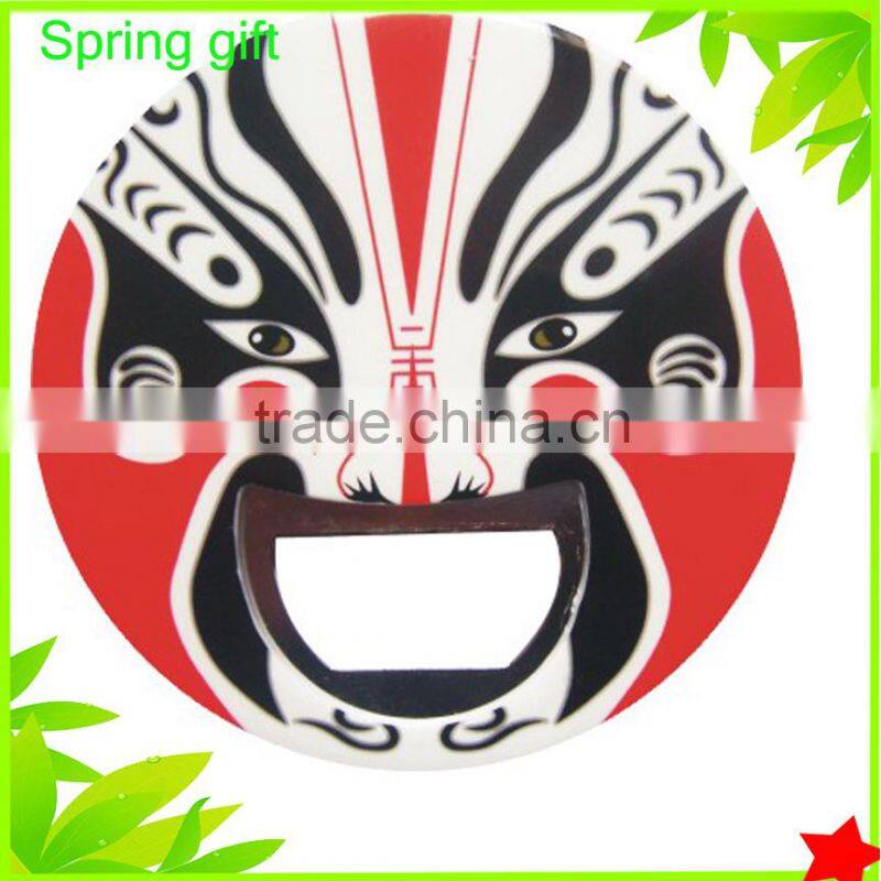 Round devil ghost design bottle opener