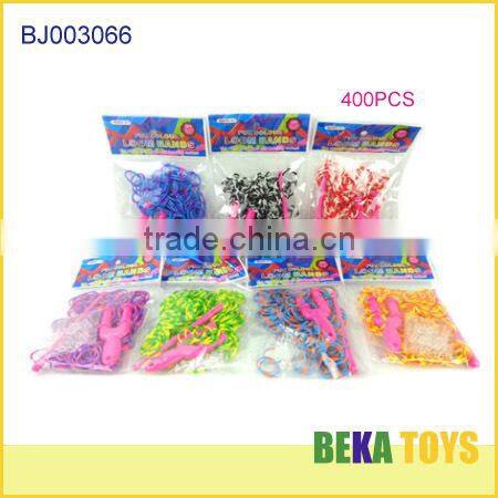 Popular diy rubber watch loom band kit make rain loom bracelet