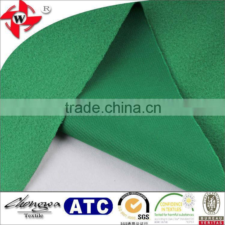 brushed 100% polyester super poly fabric for track suits