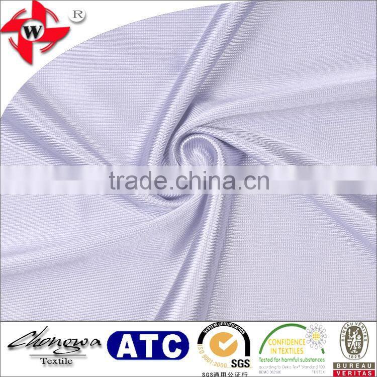 dazzle 75d FDY polyester tricot jersey fabric for sports short