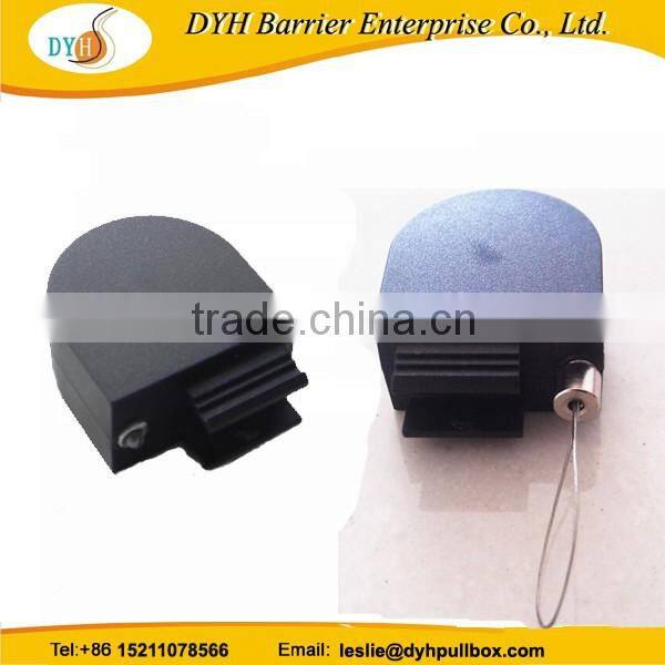 China factory plastic retractable anti-theft pull box with steel cable,Anti-Theft Pull Box with Loop End