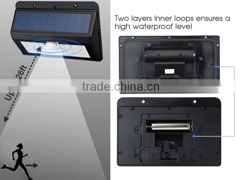 Outdoor LED Wireless Security Lamp Solar Motion Light