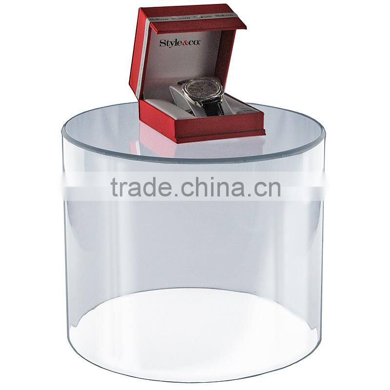 High quality acrylic column tray, cylinder display