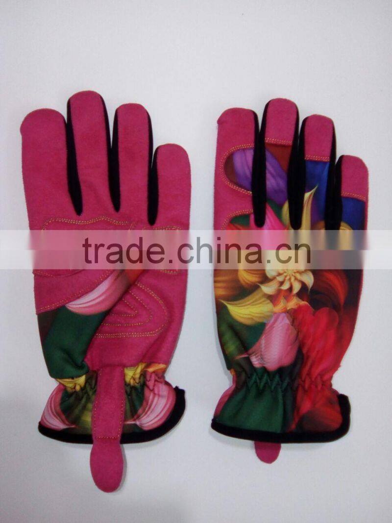 Mechanic Gloves for Winter / Synthetic Leather Palm Mechanic Gloves