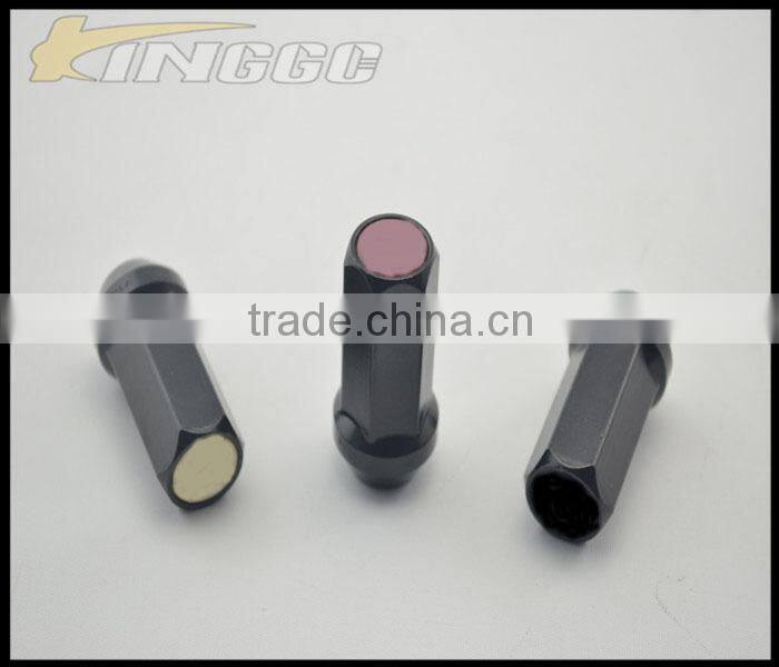 High Quality Automotive Alloy lug nuts with 12*1.5mm