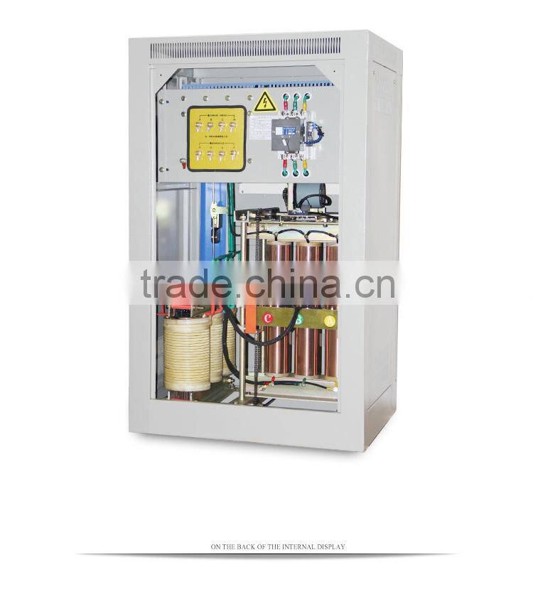 Automatic 60kw industrial voltage stabilizer 3 phase digital voltage regulator