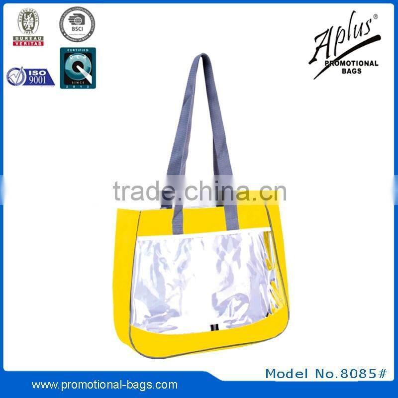 portable clear PVC wholesale handbag from china