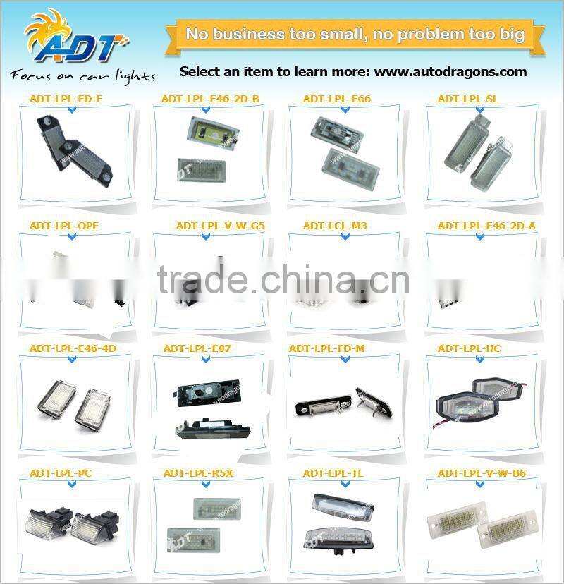 Canbus super white license plate lamp for Toyota for Lexus for Mitsubishi with Emark