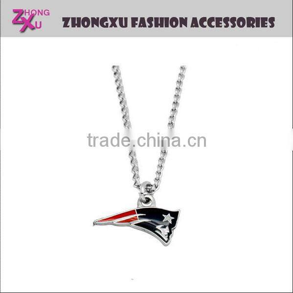 new custom sport NFL American football team New England Patriots pendant necklace jewelry