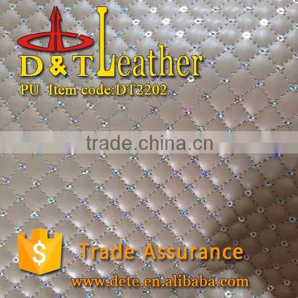 sunshine shinning leather in wenzhou in synthetic leather( cuerina para calzado)