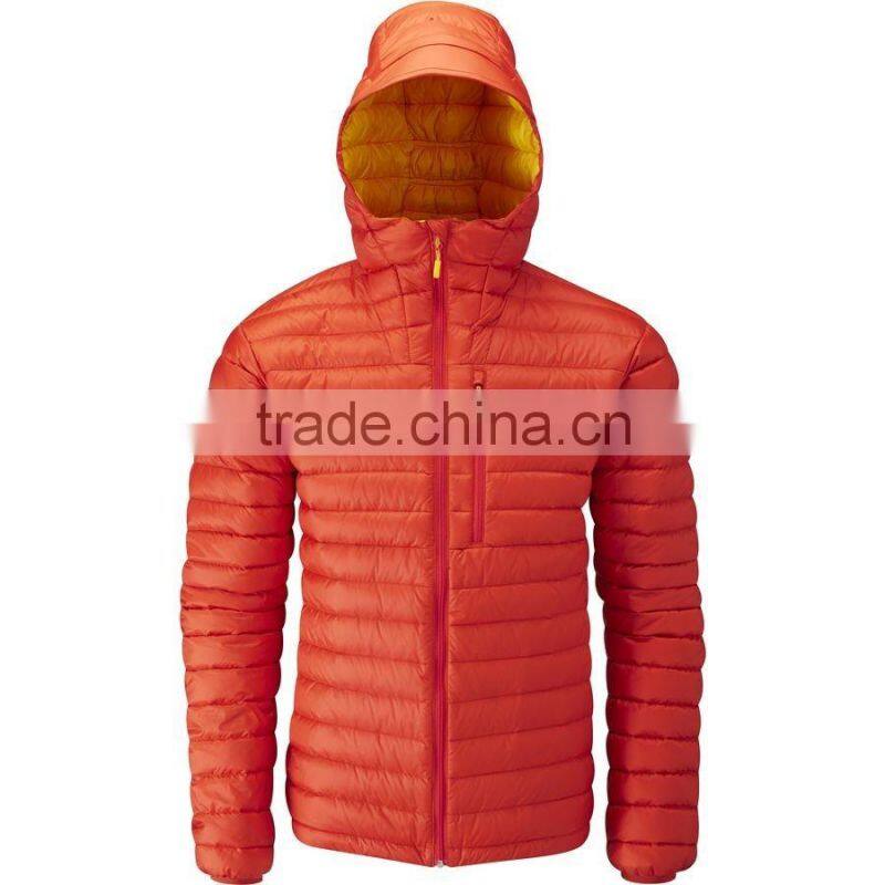Factory Custom High Quality Ultra Light Duck Down Jacket For Men