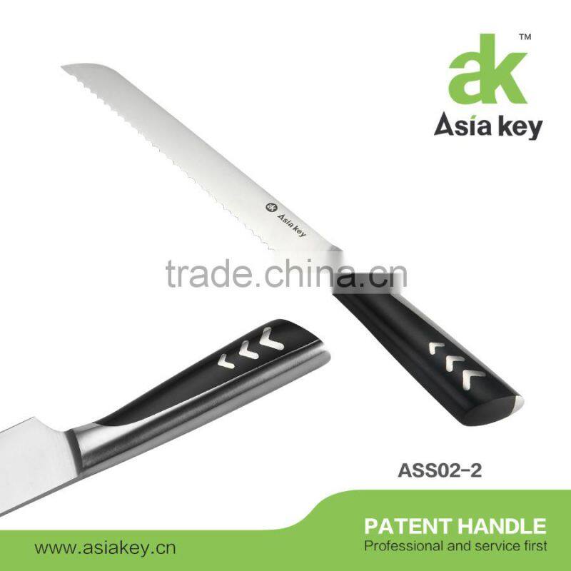 6Pcs Perfect Unique Design Stainless Steel Kitchen Knife Set with Patent Handle