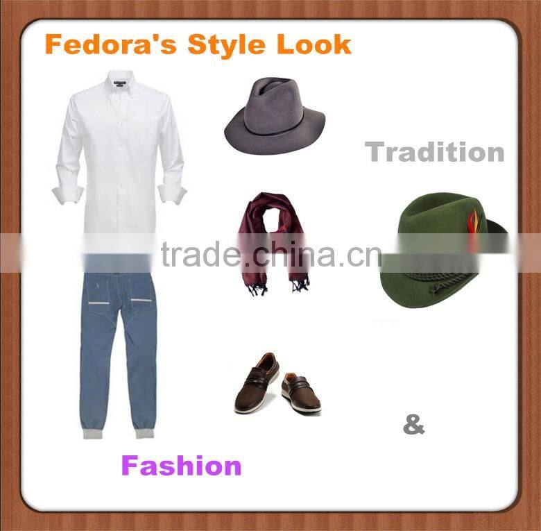 Online wholesale high quality bowler felt fedora formal hats for races