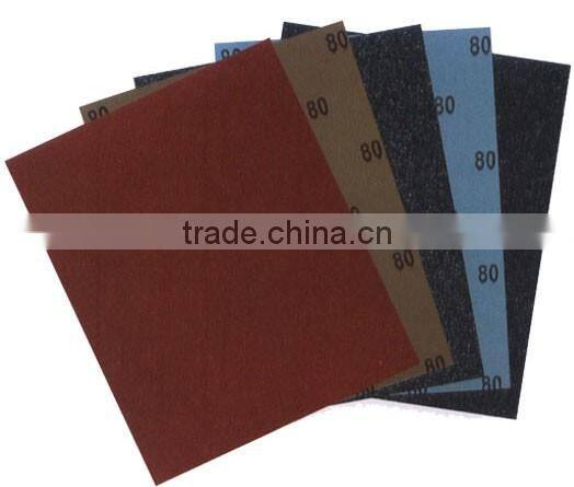 high quality 9'*11' aluminum oxide abrasive cloth for metal polishing and cleaning