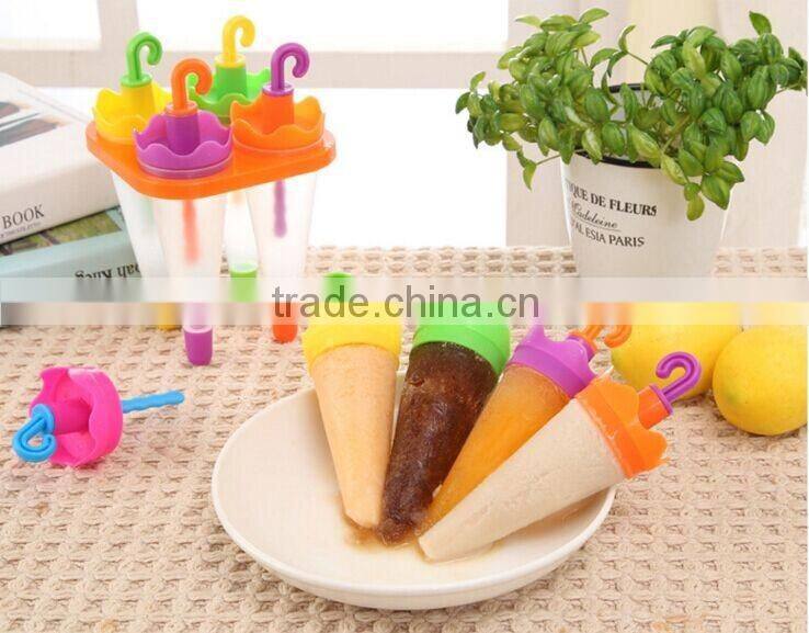 hot sale 4-Piece plastic Ice popsible Maker Set wholesale