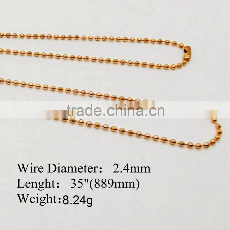 Christmas Decoration Bead Chain Necklace