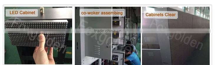 High brightness full color p6 DIP 3in1 led display