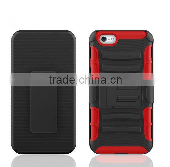 3in1 Hybrid robot armor kickstand phone defender case for iphone6 Stand cover case