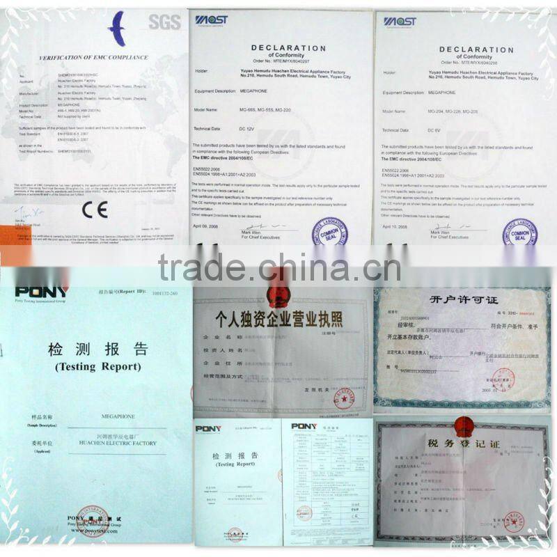 Portable Hand Held Loud Megaphone with Siren