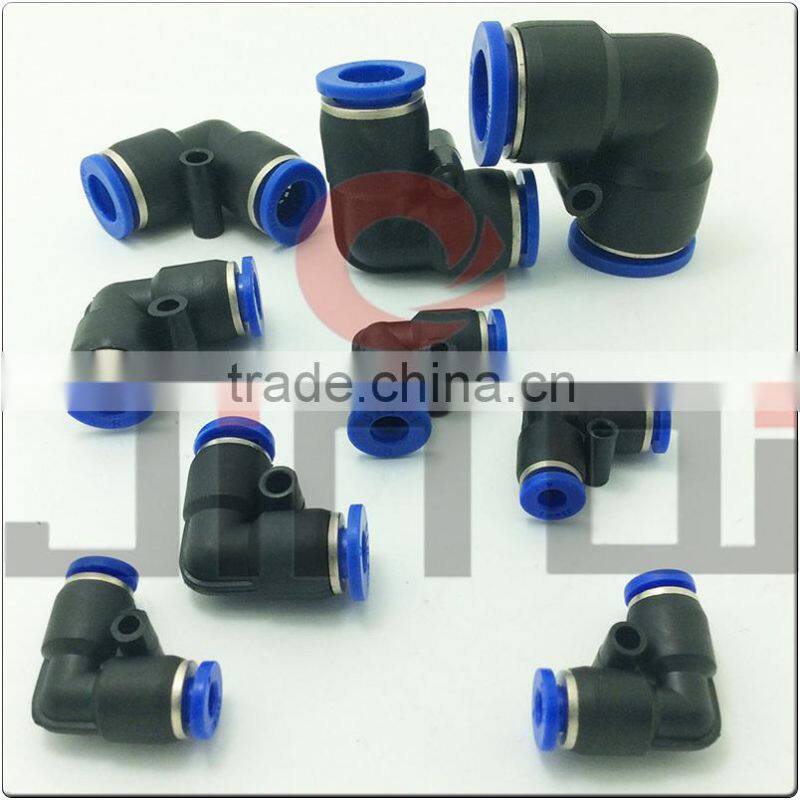 made in china pneumatic elbow PU pipe plastic fitting