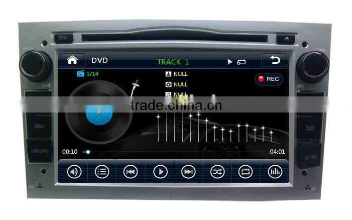 Dual-core 7'' touch screen car dvd player for Opel Astra Vectra