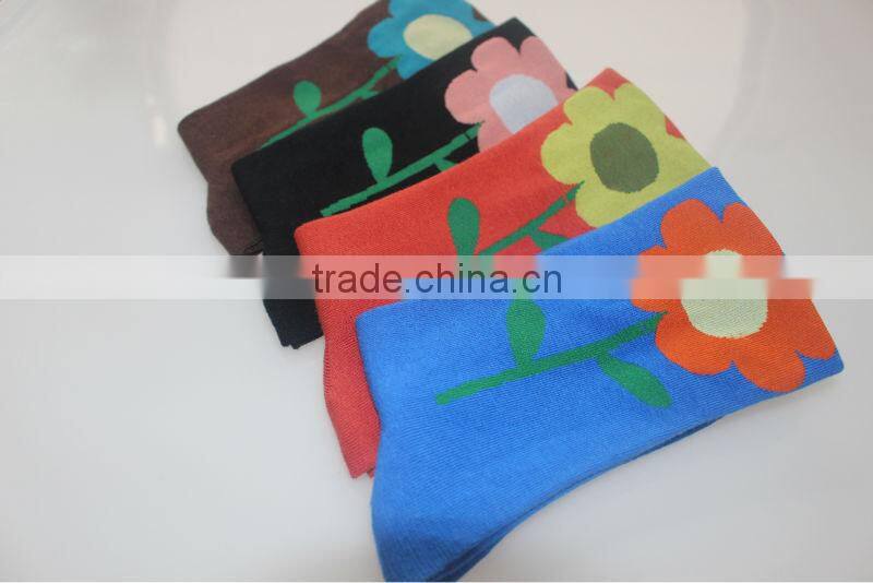 Wholesale Beautiful Sun Flower School Girl Student Sock