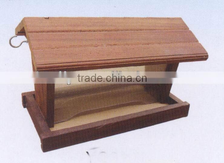 LEAFFY-Red Cedar Wood Bird Feeder BF3101