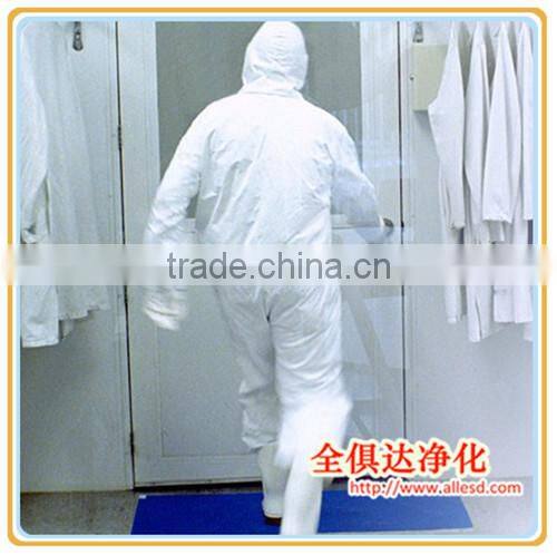 35um Blue ESD Disposable Dust Reduce Sticky Mat For Cleanroom