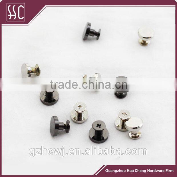 flat nail handbag rivert snap fastener bag accessory