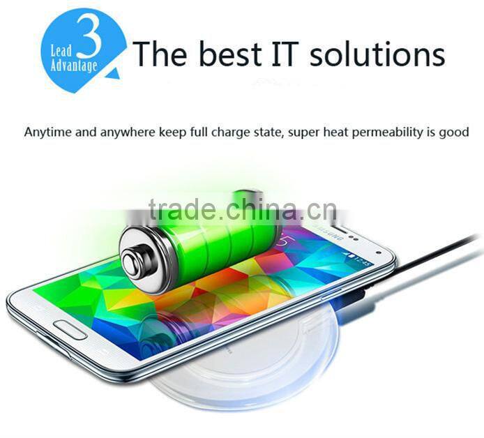 LCD TFT qi wireless charger for iphone power bank for samsung galaxy s3 mini i8190
