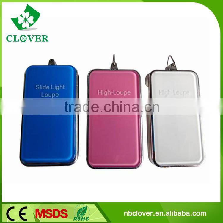 Every LED 13000-15000MCD plastic 3x or 5x magnifier with led light