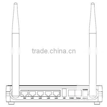 2 FXS wireless router G702