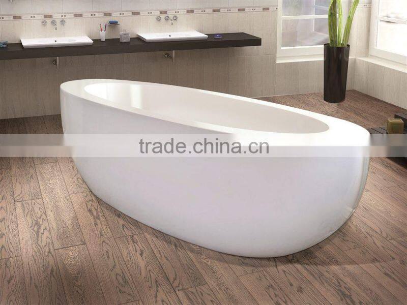 Modern White Color Acrylic Bathtub