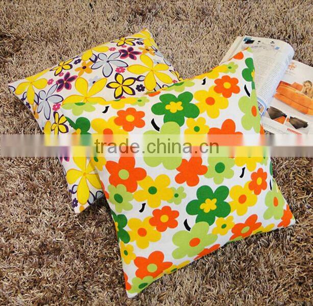 100% cotton decorative throw pillow cushions fashion pillowcase popular sofa cushion